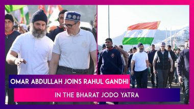 Bharat Jodo Yatra: Omar Abdullah Joins Rahul Gandhi In Jammu & Kashmir